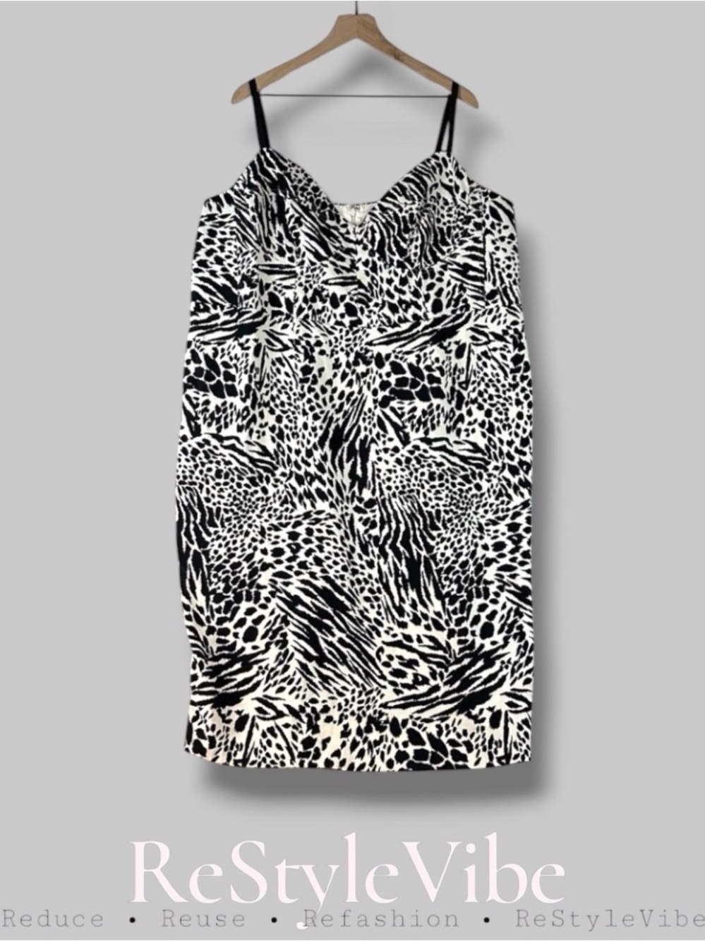 SERGIO HUDSON X TARGET Women’s Size 4X Dress Midi Bodycon Animal Print Stretch